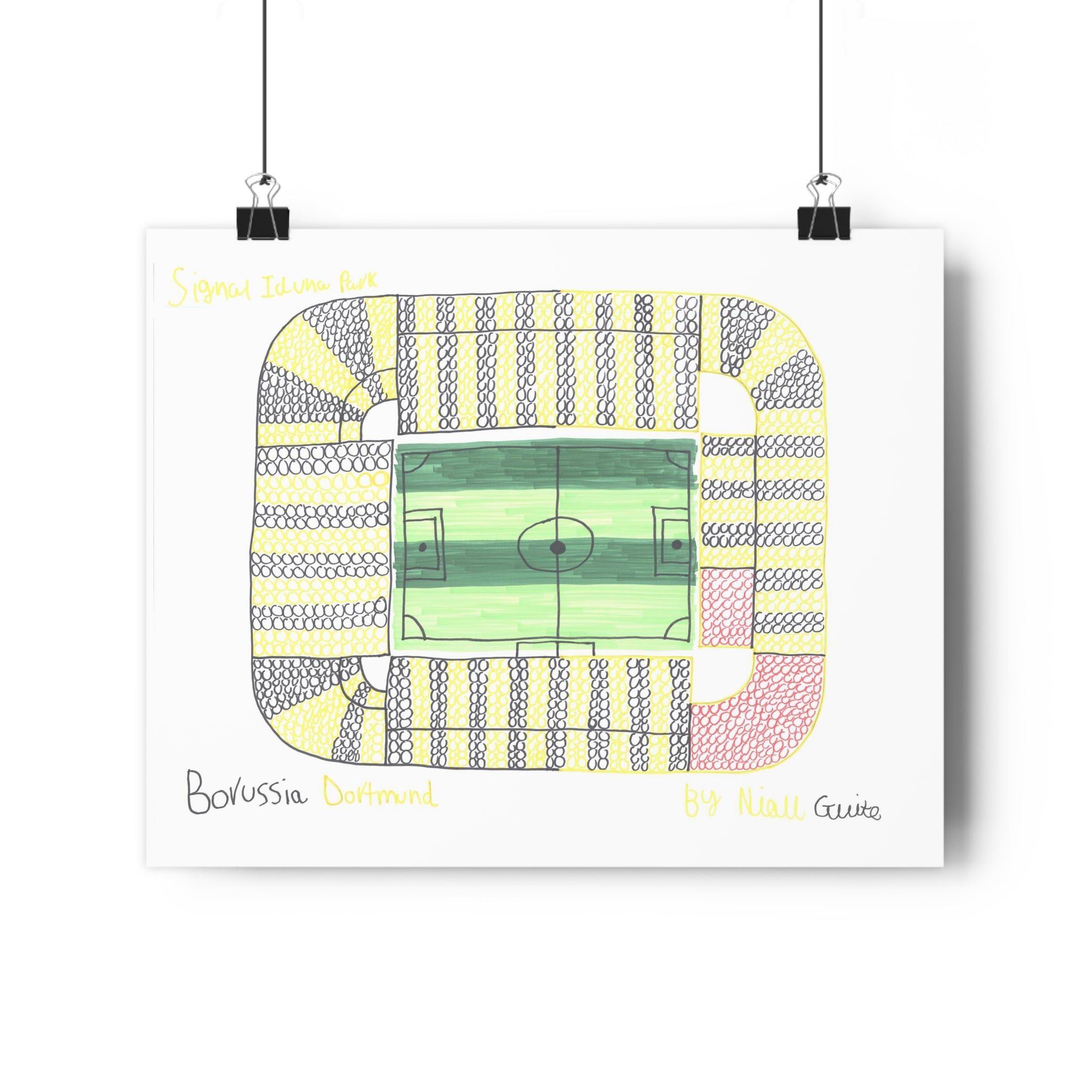 Borussia Dortmund - Signal Iduna Park - Print