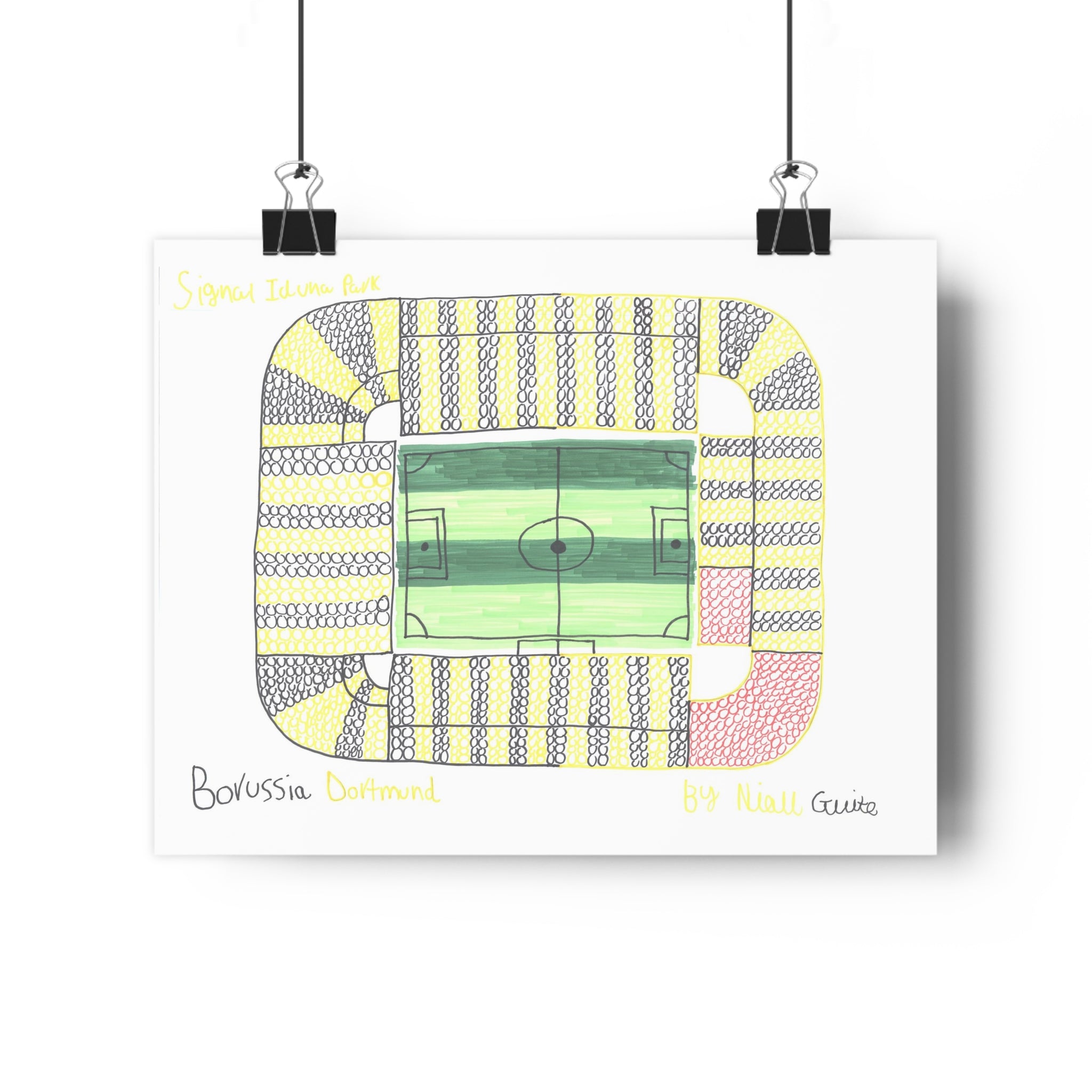 Borussia Dortmund - Signal Iduna Park - Print