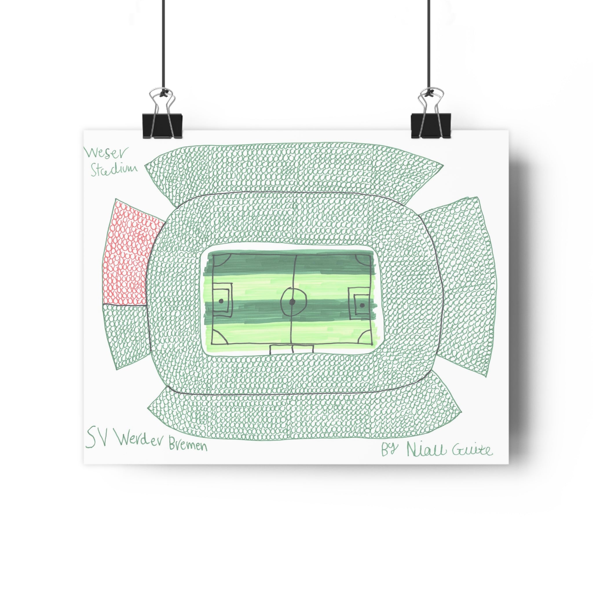 SV Werder Bremen - Weser Stadium - Print