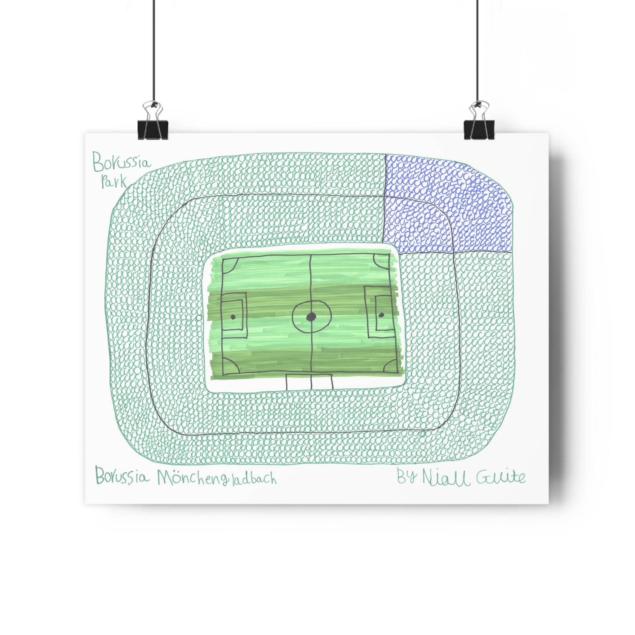 Borussia Mönchengladbach - Borussia Park - Print