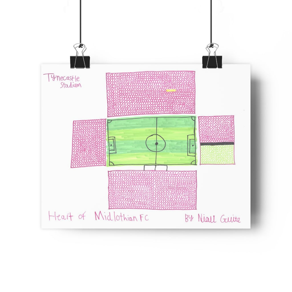 Hearts - Tynecastle Stadium - Print