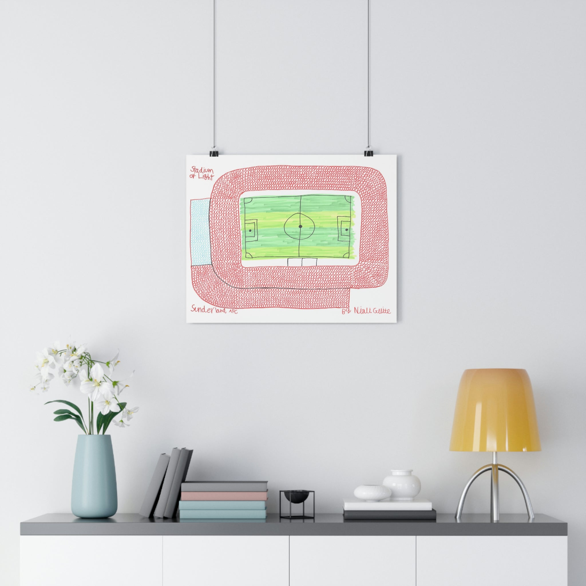 Sunderland - Stadium of Light - Print