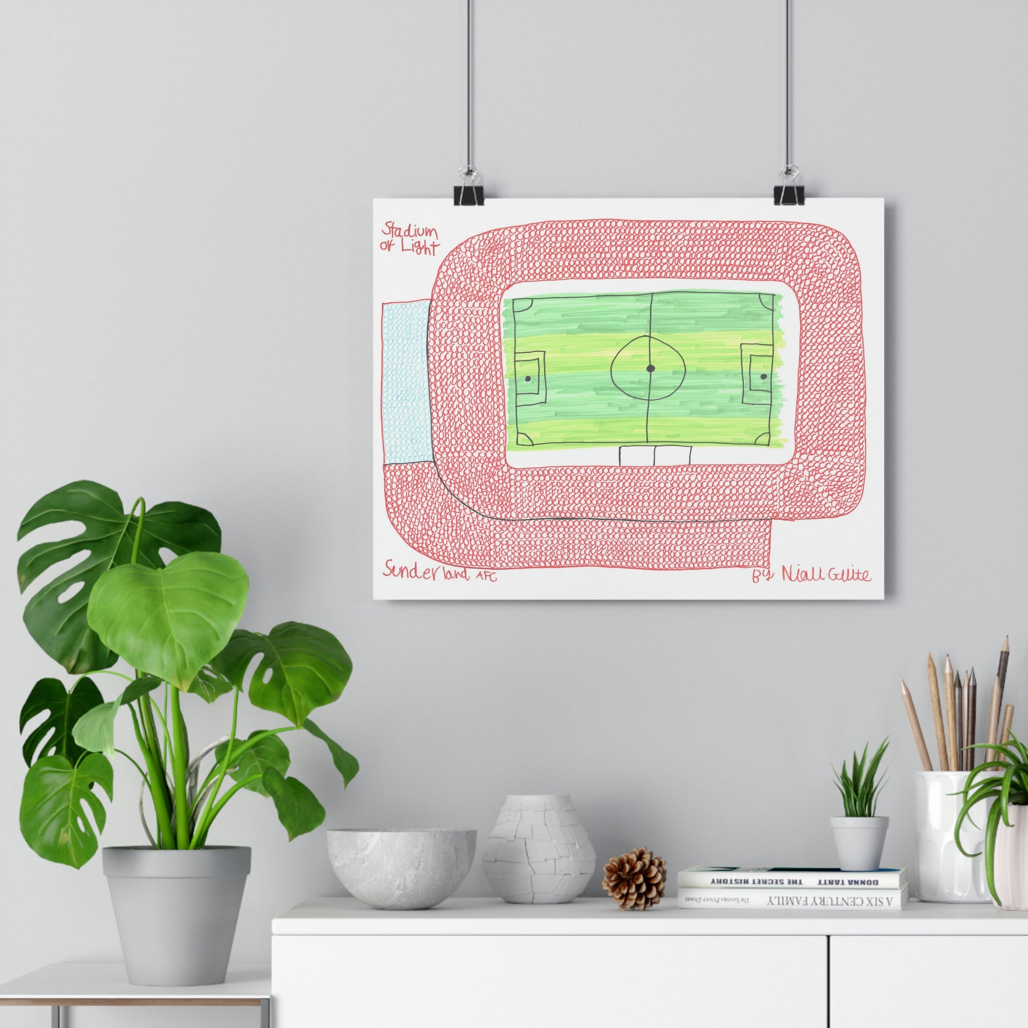 Sunderland - Stadium of Light - Print