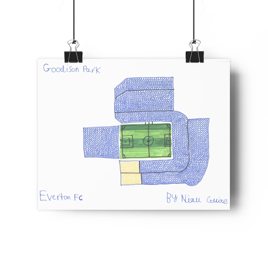 Everton - Goodison Park - Print