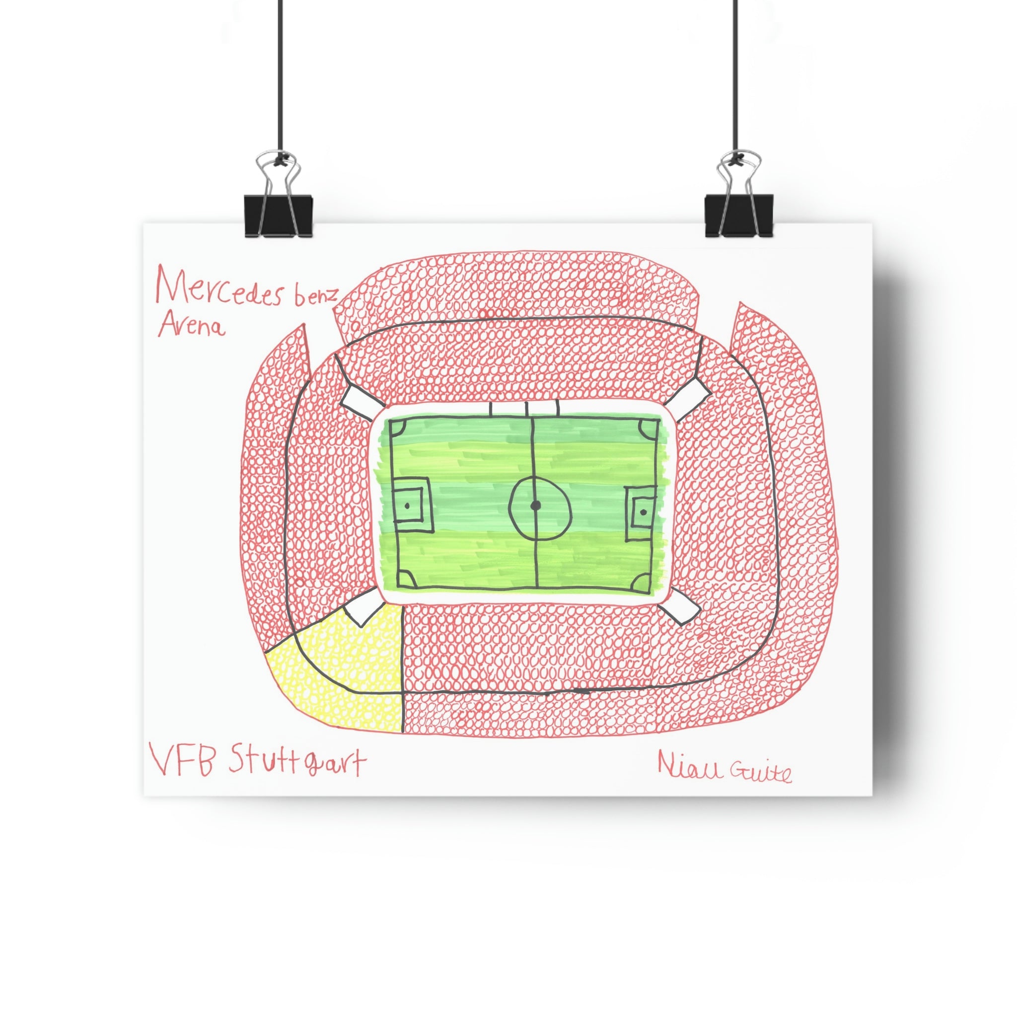 VFB Stuttgart - Mercedes Benz Arena - Print