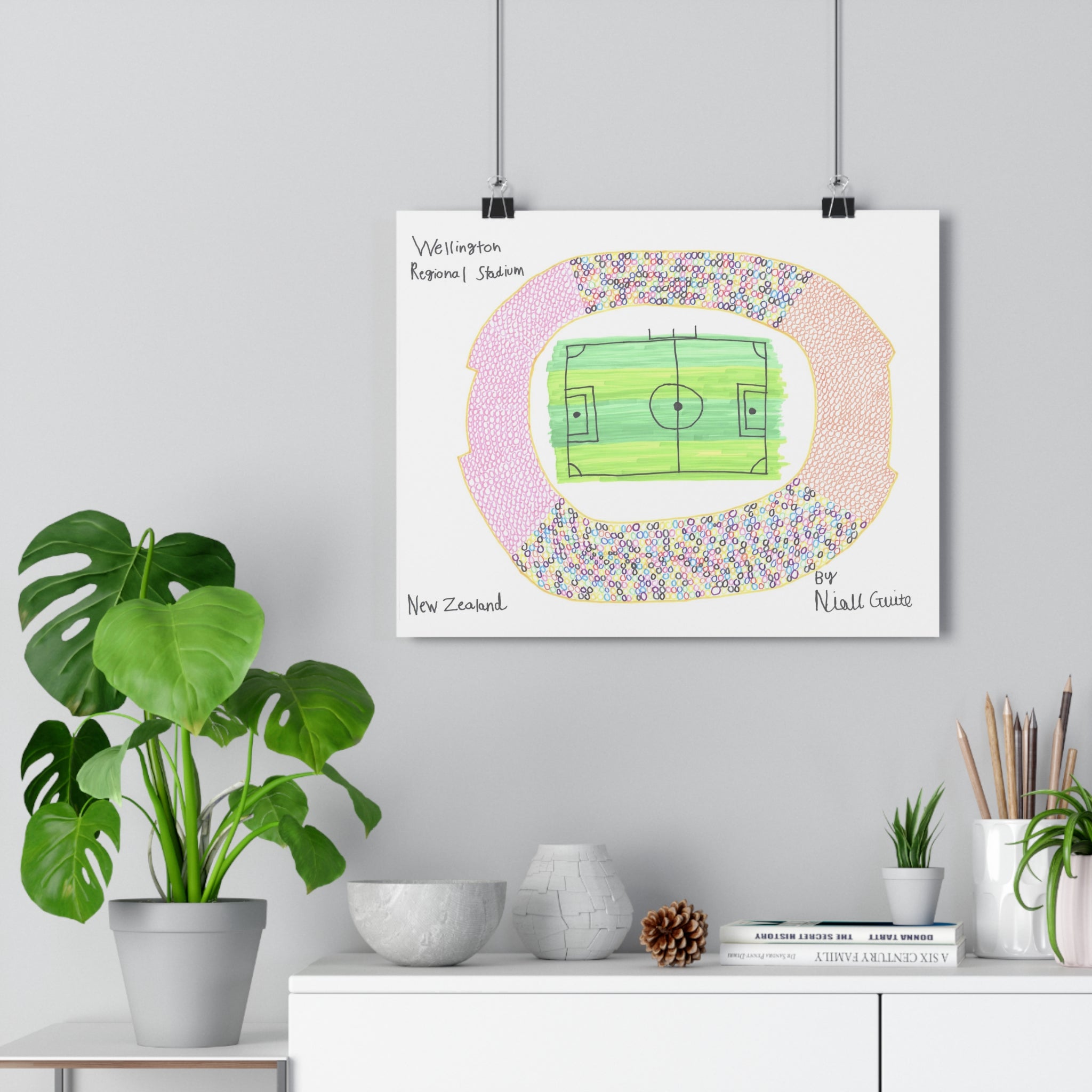 Wellington Regional Stadium - New Zealand - 2023 Women's World Cup Special - Print