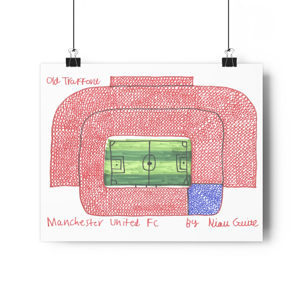 Manchester United - Old Trafford - Print