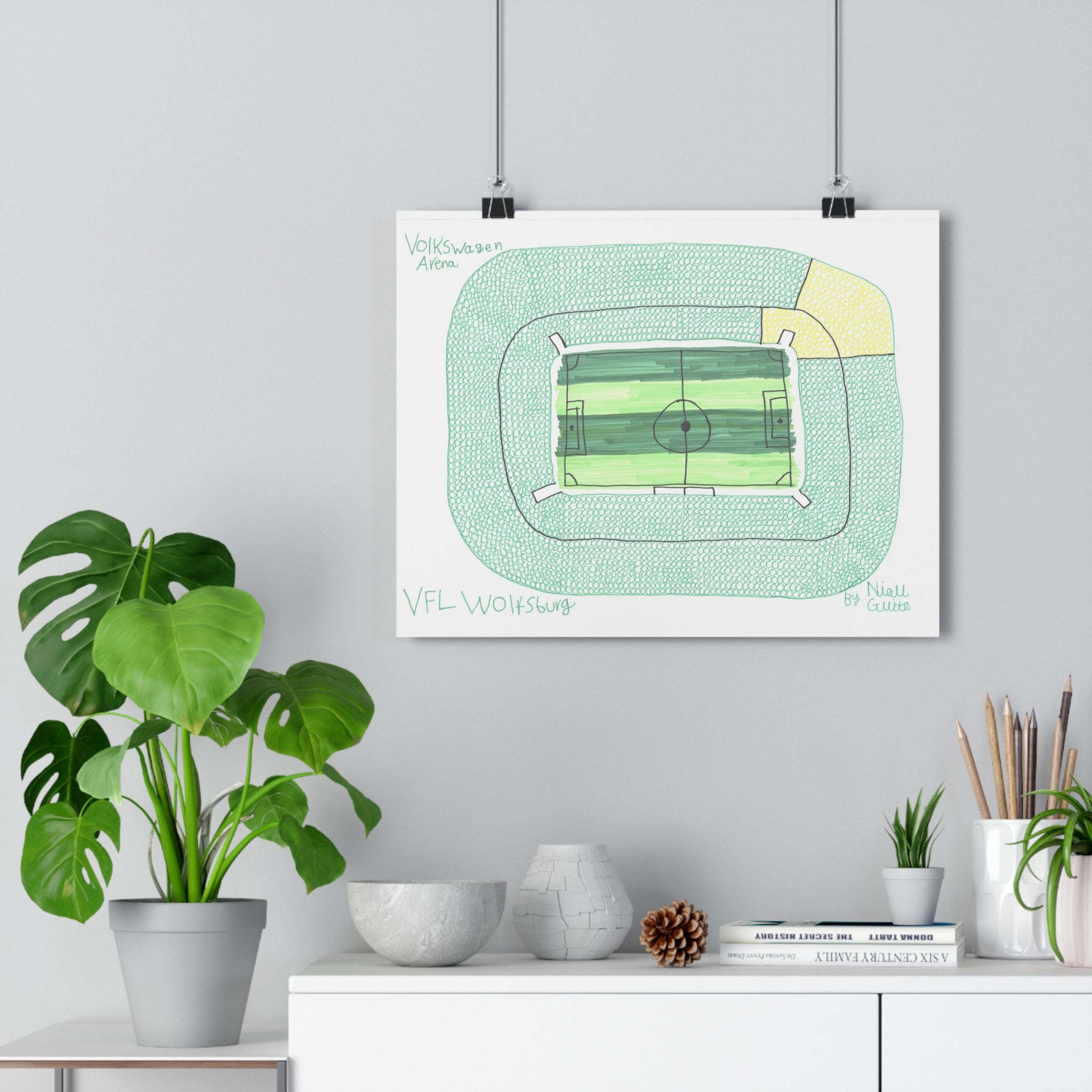 Vfl Wolfsburg - Volkswagen Arena - Print