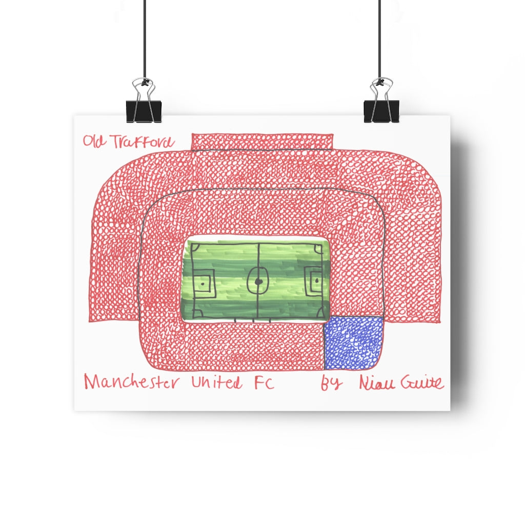 Manchester United - Old Trafford - Print