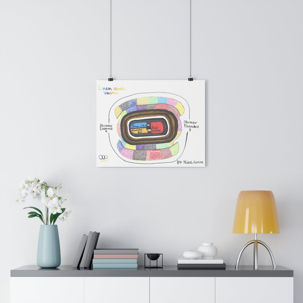 The Velodrome from the 2012 London Olympic Games - Print